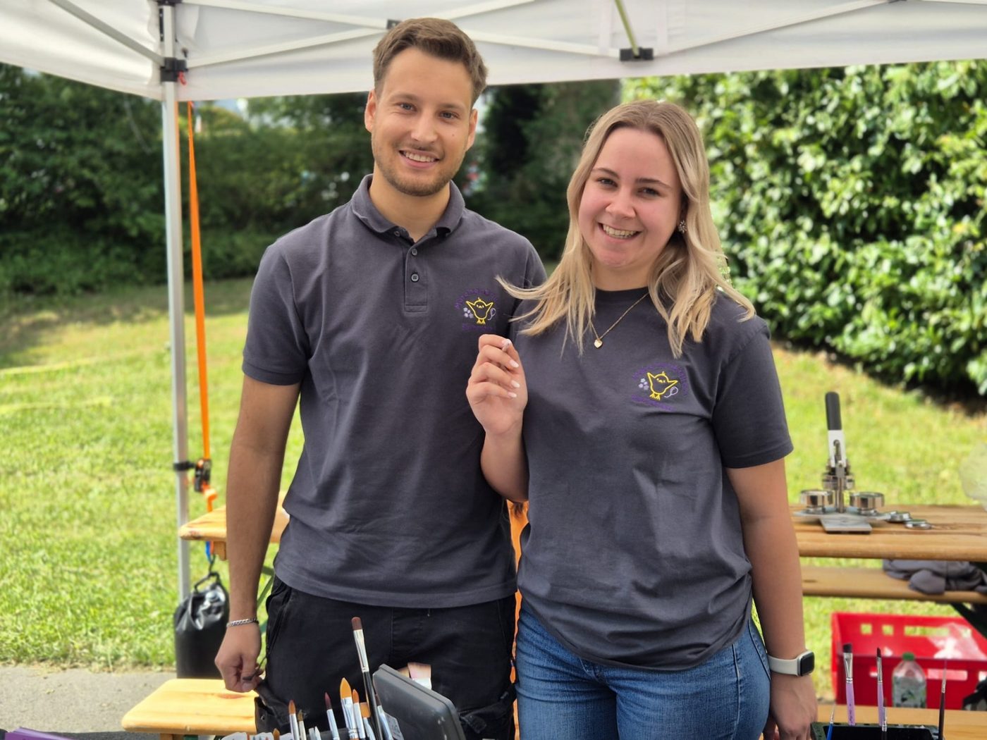 Märchenküken Team im Einsatz auf einem Event